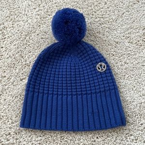 Blue Lululemon Beanie.
